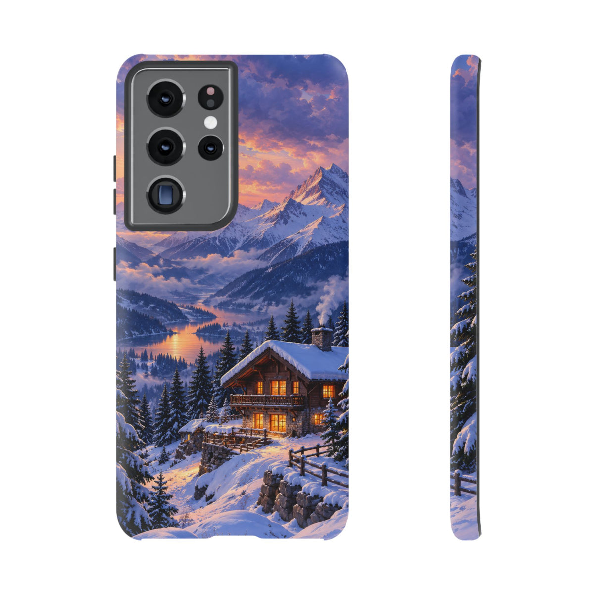 Alpine Hearth Samsung Galaxy Tough Case | winter cabin