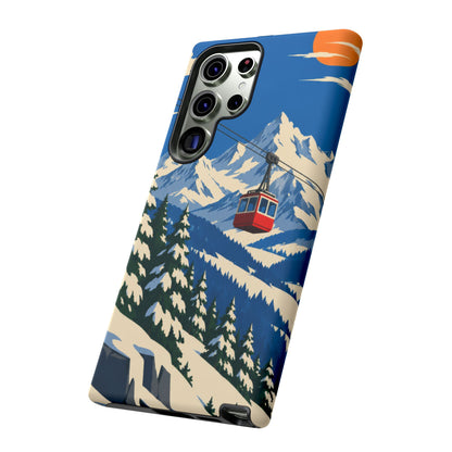 Swiss Skiing — Lift to the Sky Samsung Galaxy Tough Case