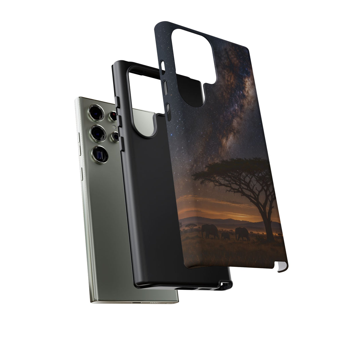 Milky Way over the Plains Samsung Galaxy Tough Case