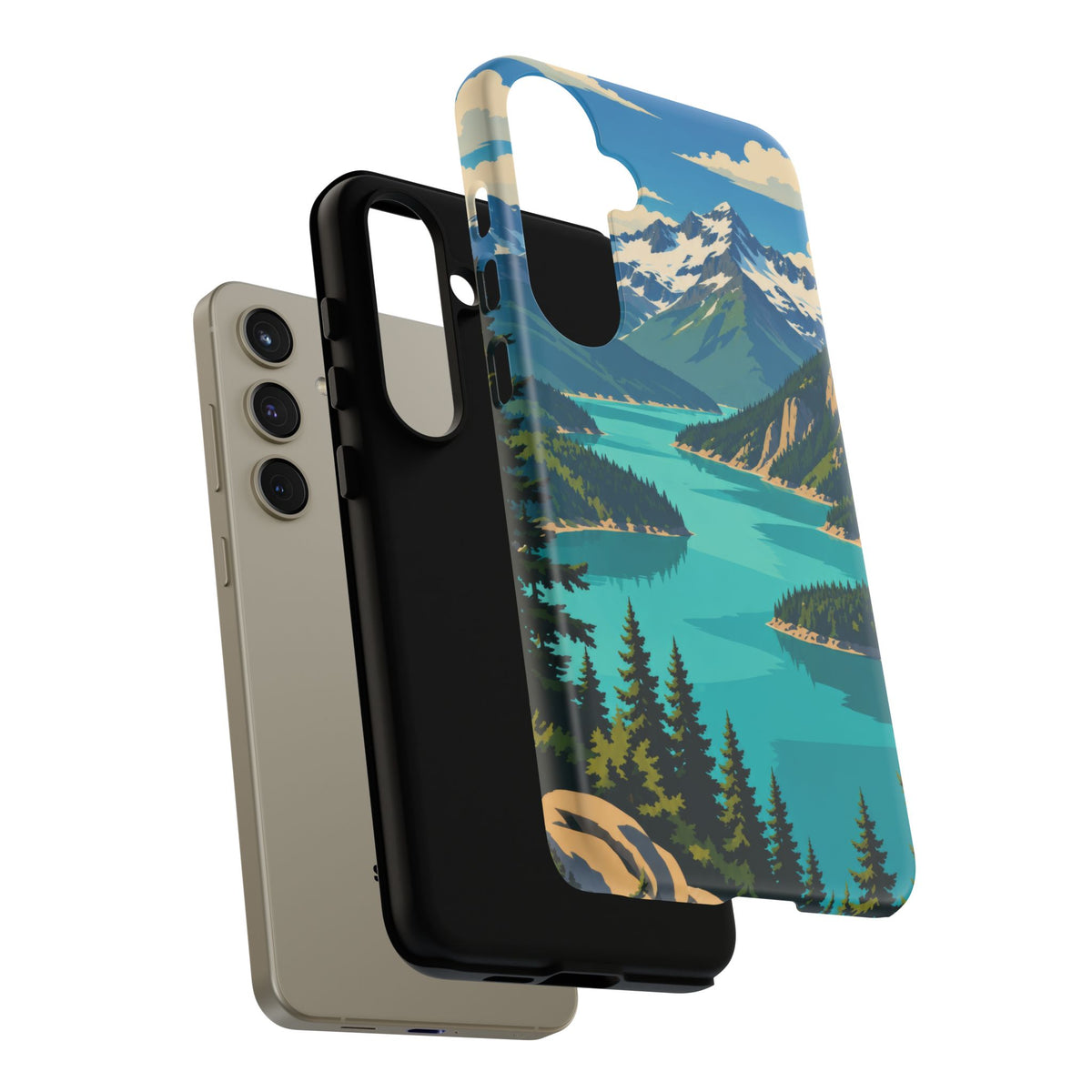 Cascades — Diablo Blue Samsung Galaxy Tough Case