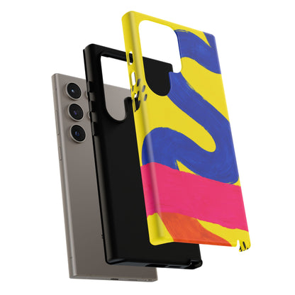 Offbeat Samsung Galaxy Tough Case | Abstract Color Block Art