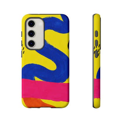 Offbeat Samsung Galaxy Tough Case | Abstract Color Block Art