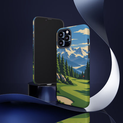 Mountain Golf — Alpine Fairway iPhone Tough Case