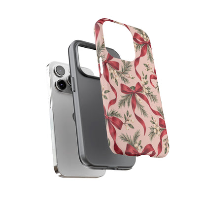 Ribbon Season iPhone Tough Case | christmas bows