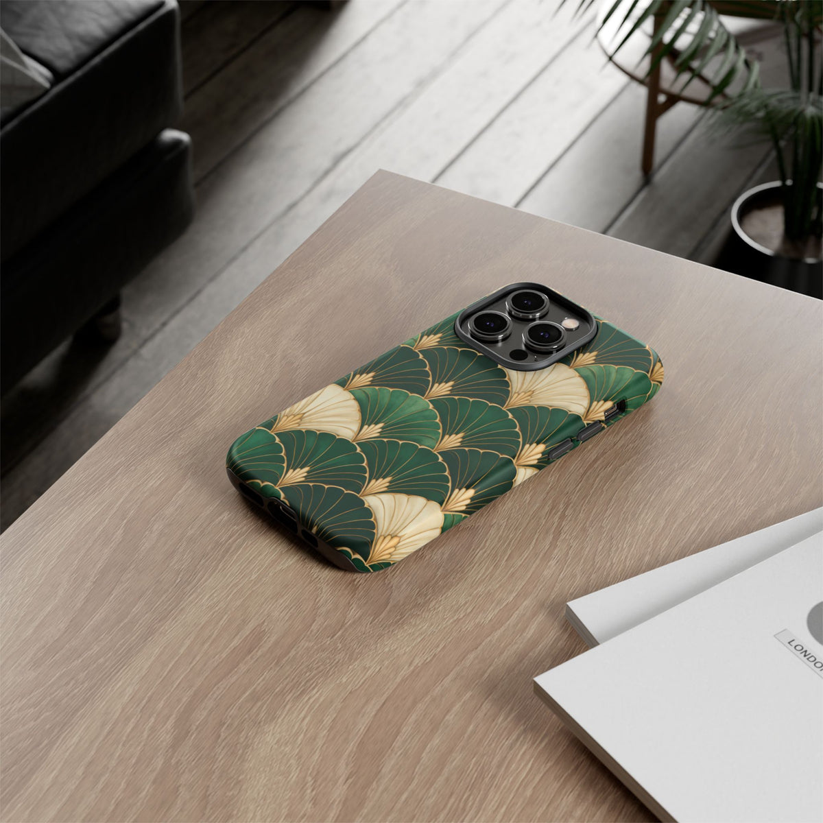 Emerald Salon iPhone Tough Case | art deco