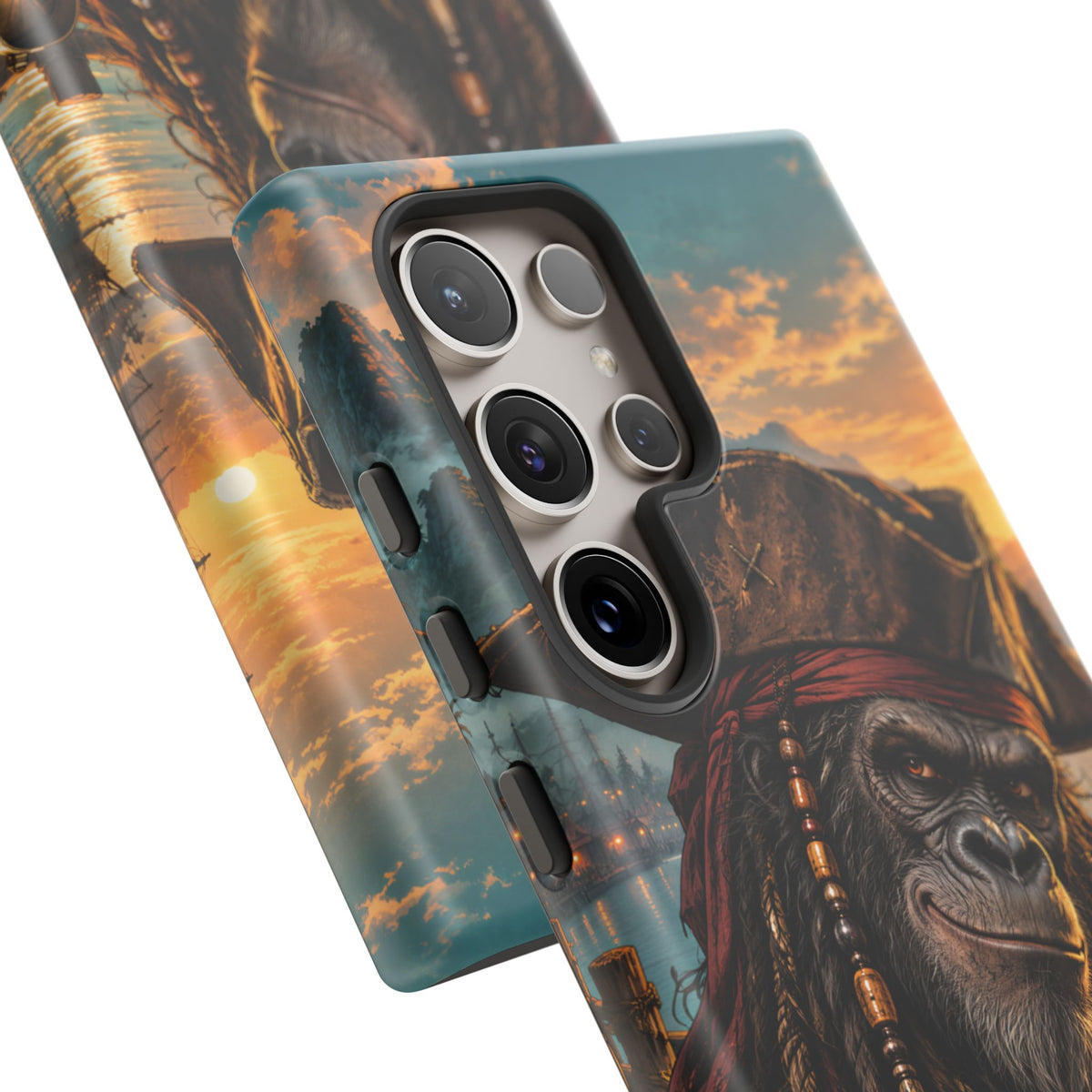 Pirate Gorilla Samsung Galaxy Tough Case | Captain Silverback