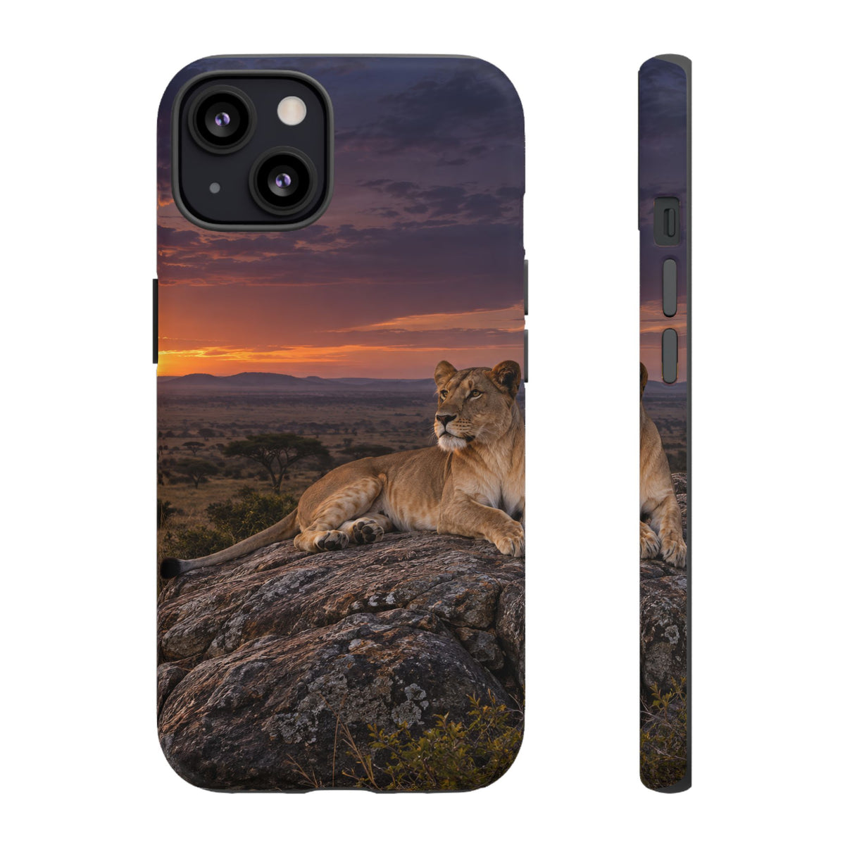 Lioness in the Blue Hour iPhone Tough Case
