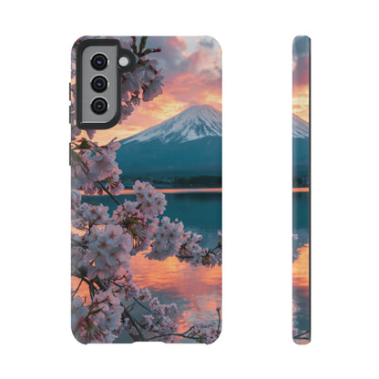 Fuji Petal Reflection Samsung Galaxy Tough Phone Case