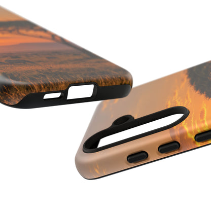 Amber Acacia Samsung Galaxy Tough Case | african sunset