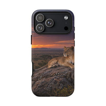 Lioness in the Blue Hour iPhone Tough Case