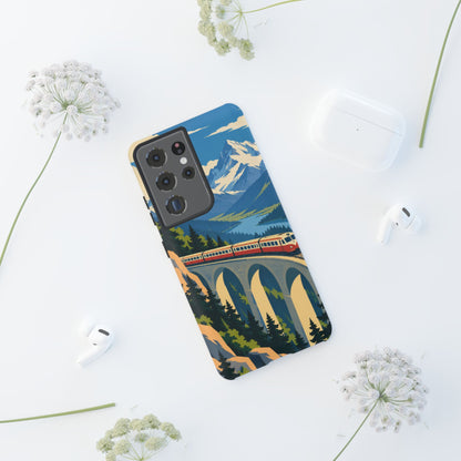 Travel by Train — Alpine Express Samsung Galaxy Tough Case | train travel