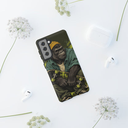 Concrete Jungle Samsung Galaxy Tough Case | Skater Gorilla Illustration