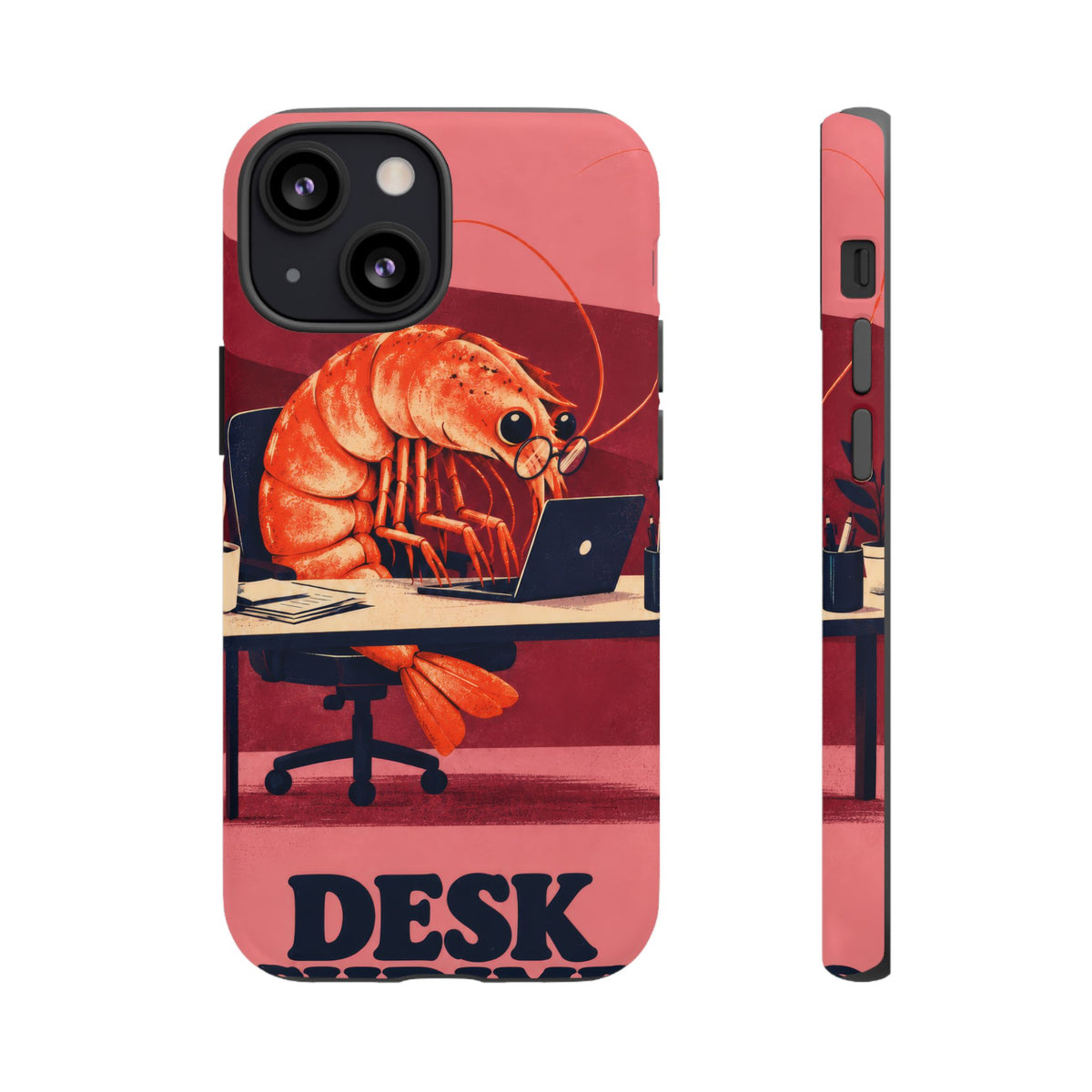Desk Shrimp iPhone Tough Case
