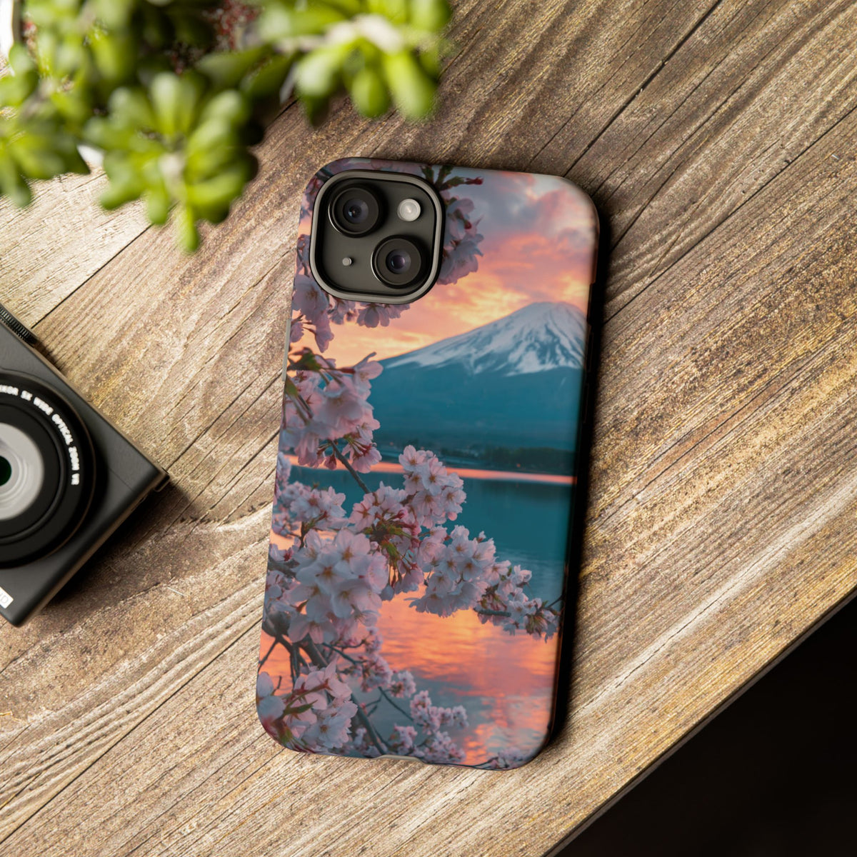 Fuji Petal Reflection iPhone Tough Phone Case