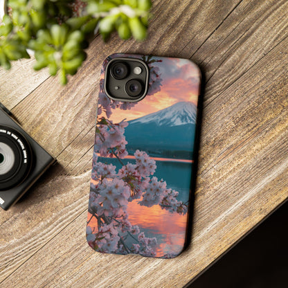 Fuji Petal Reflection iPhone Tough Phone Case