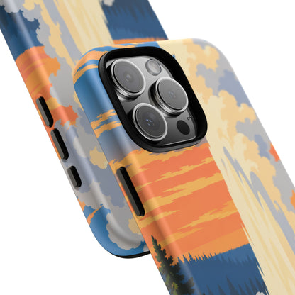 Yellowstone — Geyser Dawn iPhone Tough Case