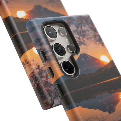 Fuji Golden Reflection Samsung Galaxy Tough Phone Case