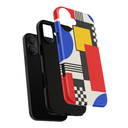 Primary Frequency iPhone Tough Case | Primary Color Geometry