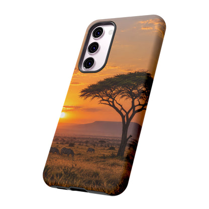 Amber Acacia Samsung Galaxy Tough Case | african sunset