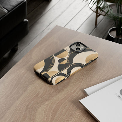 Pearl Orbit iPhone Tough Case | art deco