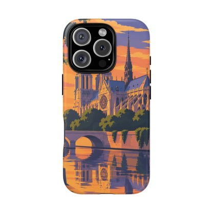 Notre Dame — Cathedral Twilight iPhone Tough Case
