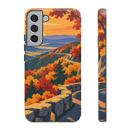 Skyline Drive — Overlook Gold Samsung Galaxy Tough Case