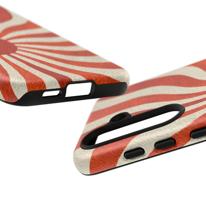Terracotta Sunburst Samsung Galaxy Tough Phone Case