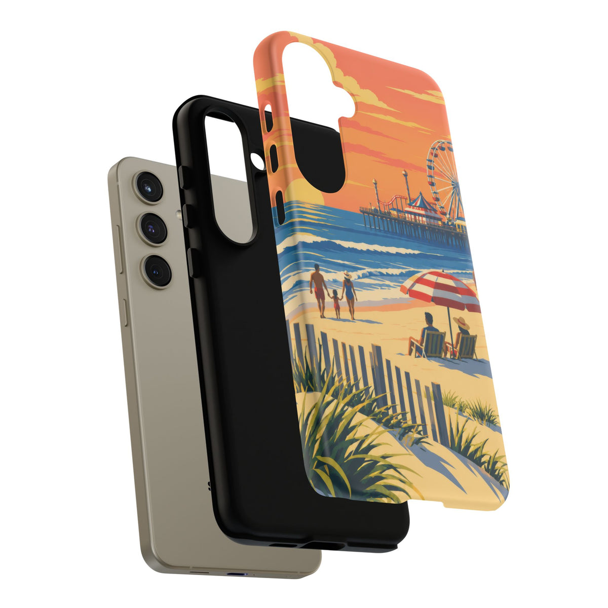 New Jersey Shore — Boardwalk Summer Samsung Galaxy Tough Case