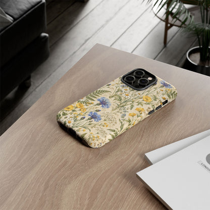 Meadow Archive iPhone Tough Case | wildflowers