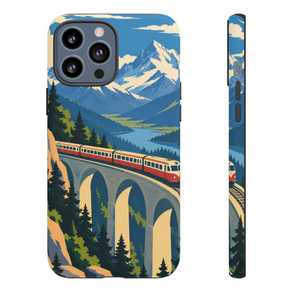 Travel by Train — Alpine Express iPhone Tough Case | train travel