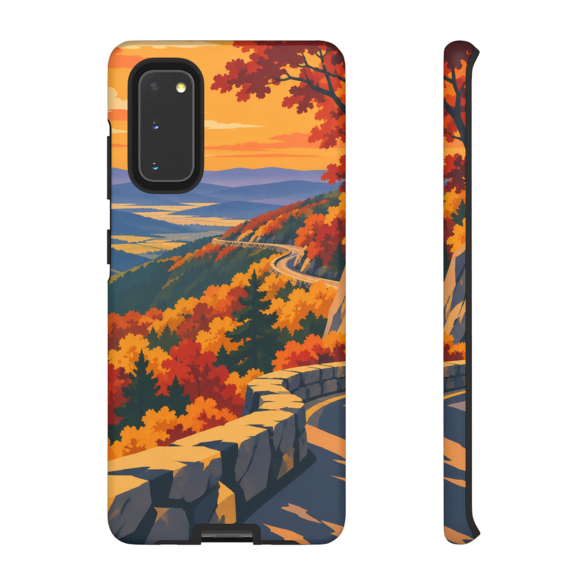 Skyline Drive — Overlook Gold Samsung Galaxy Tough Case