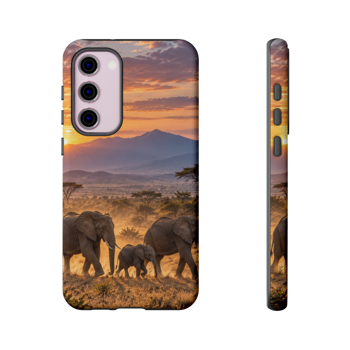 Elephants at First Light Samsung Galaxy Tough Case | african elephants