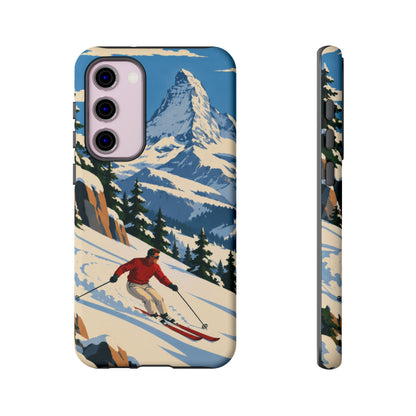 Swiss Skiing — Downhill Arc Samsung Galaxy Tough Case