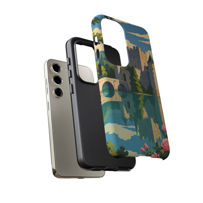 English Castle — Moat and Roses Samsung Galaxy Tough Case