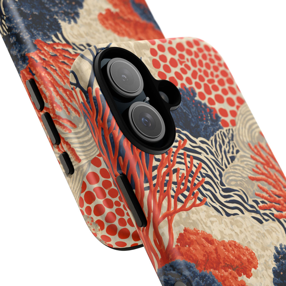 Coral Current iPhone Tough Phone Case