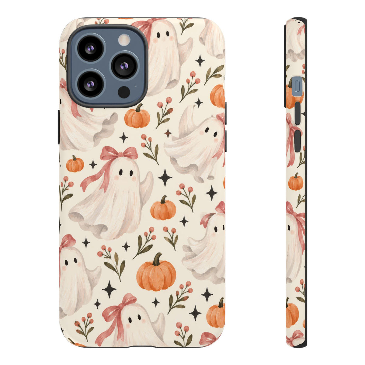 Blush Boo Social iPhone Tough Case | cute ghost