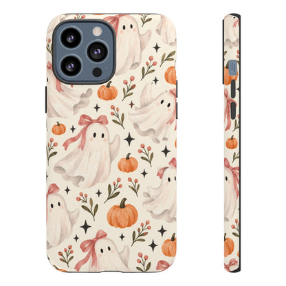 Blush Boo Social iPhone Tough Case | cute ghost