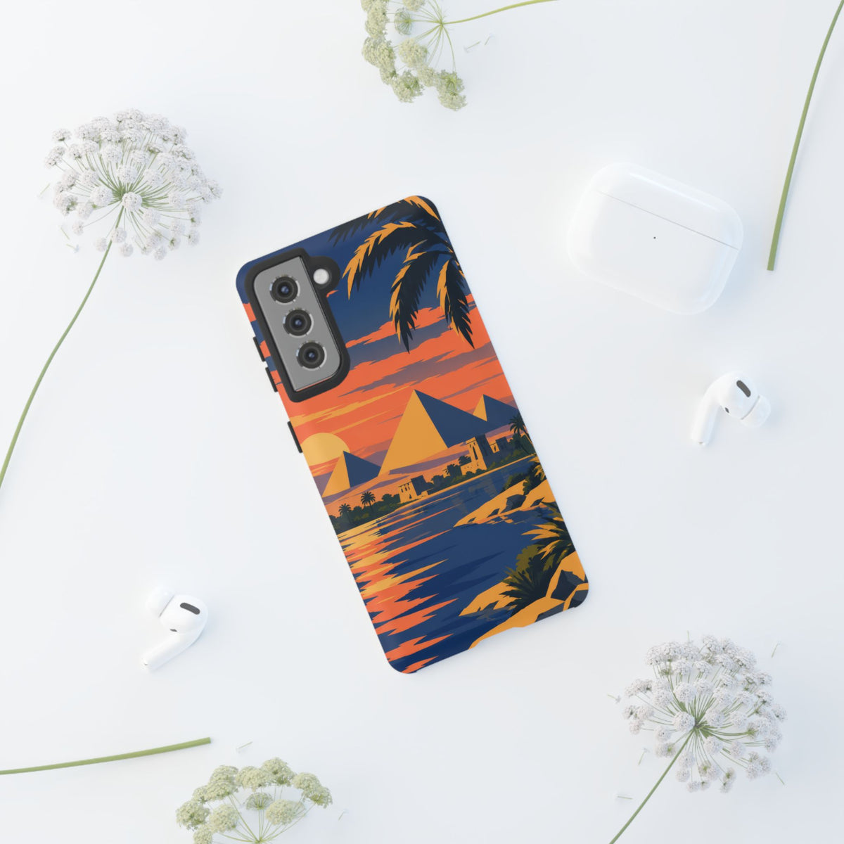 The Pyramids — Nile Dusk Samsung Galaxy Tough Case