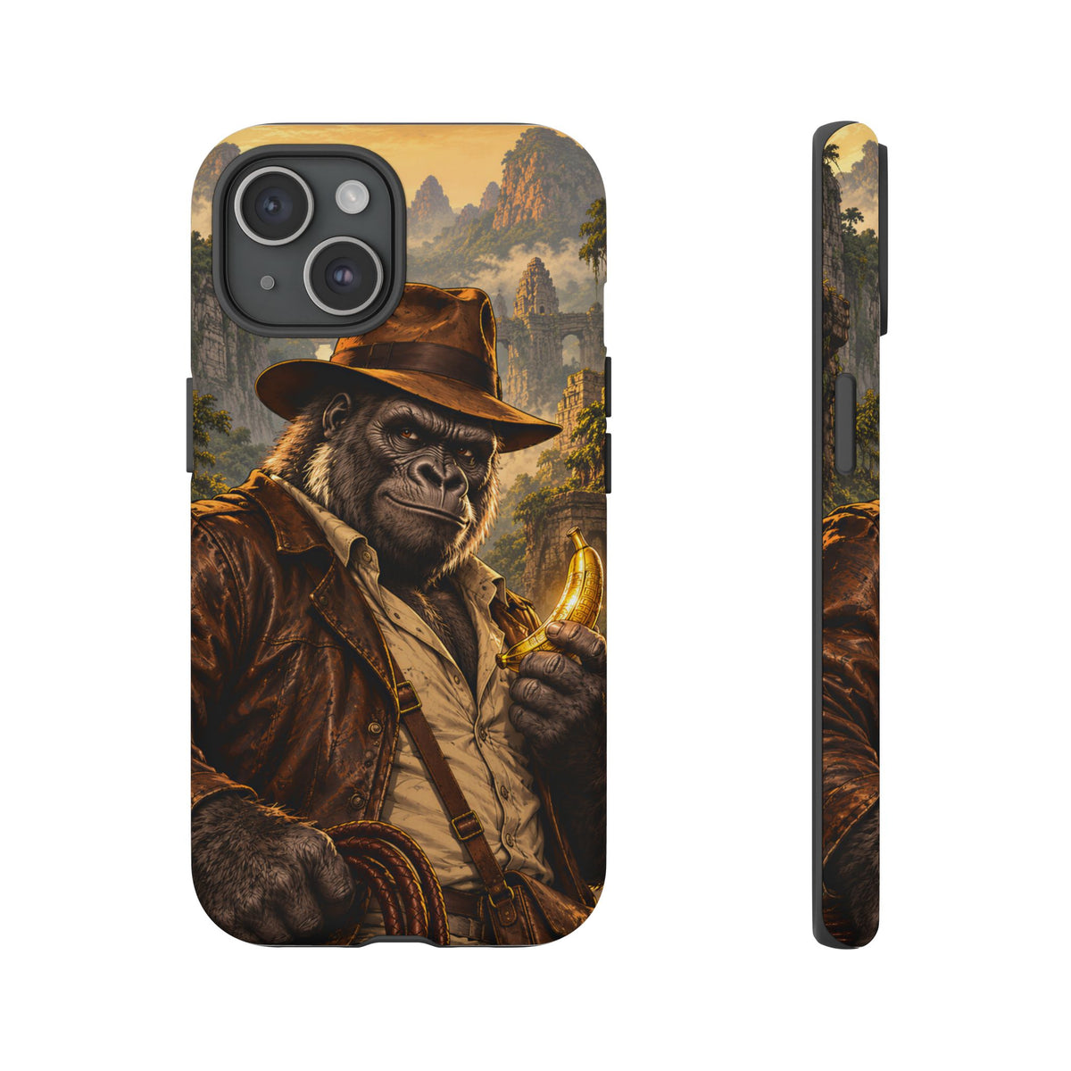 Adventure Gorilla iPhone Tough Case | Temple of Bananas