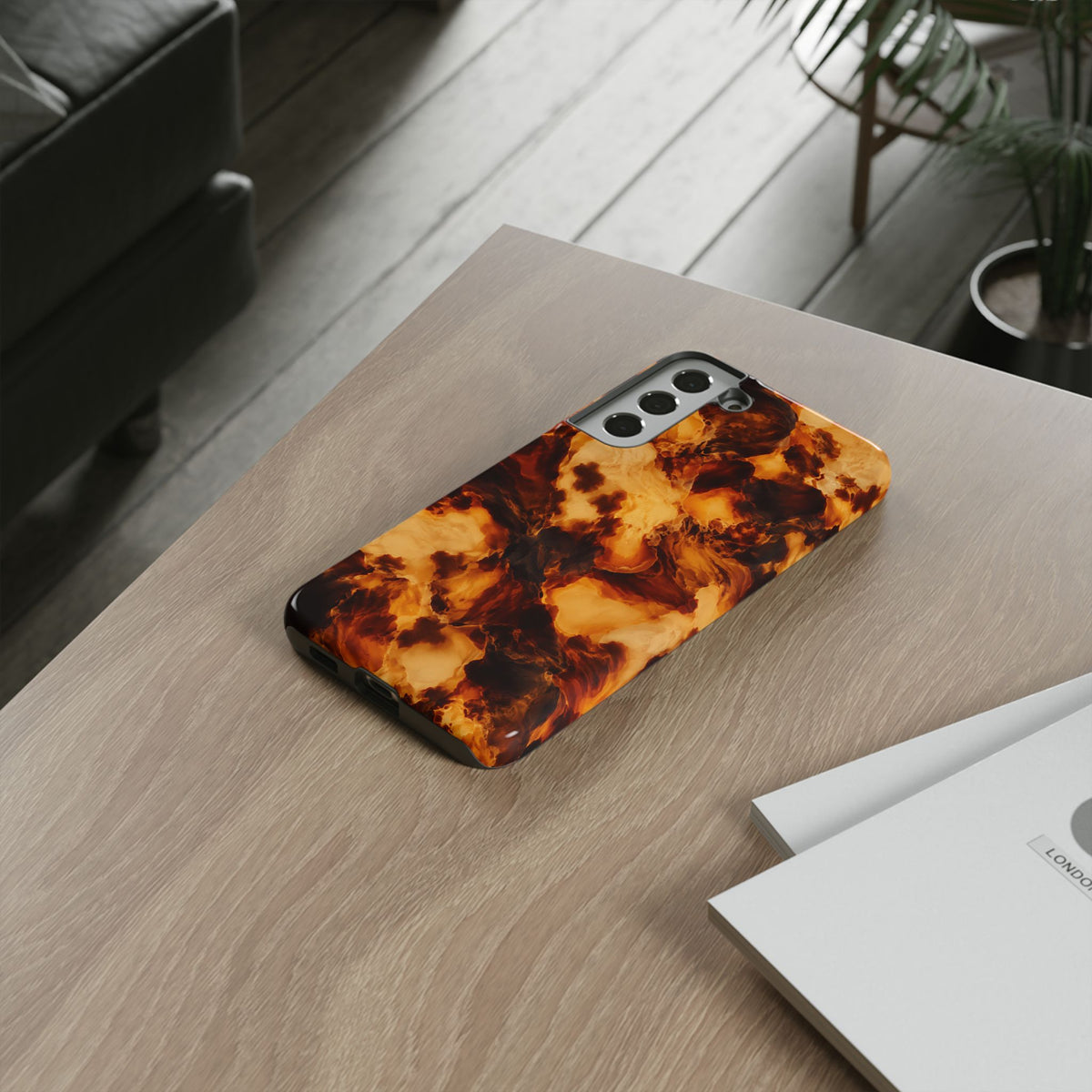 Amber Marble Samsung Galaxy Tough Case | Amber Mosaic