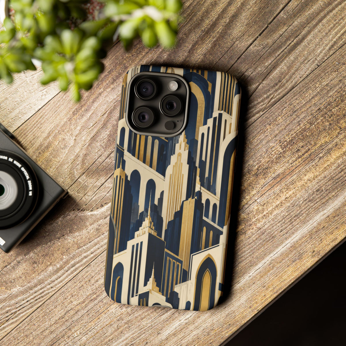 Midnight Metropolis iPhone Tough Case | art deco
