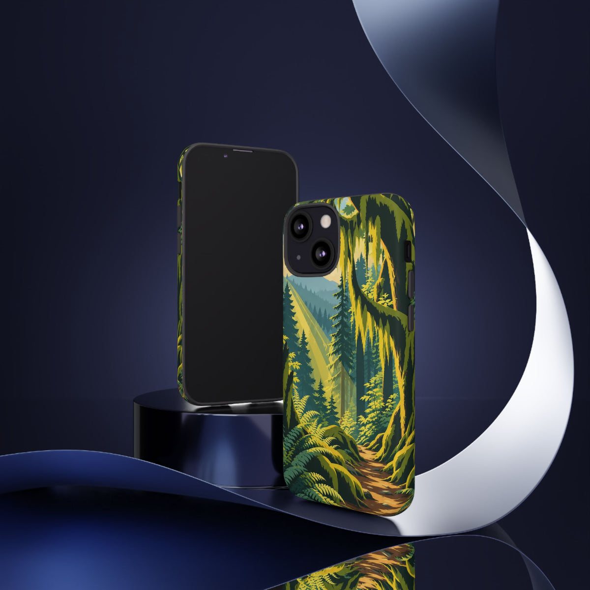 Hoh Rain Forest — Mosslight iPhone Tough Case