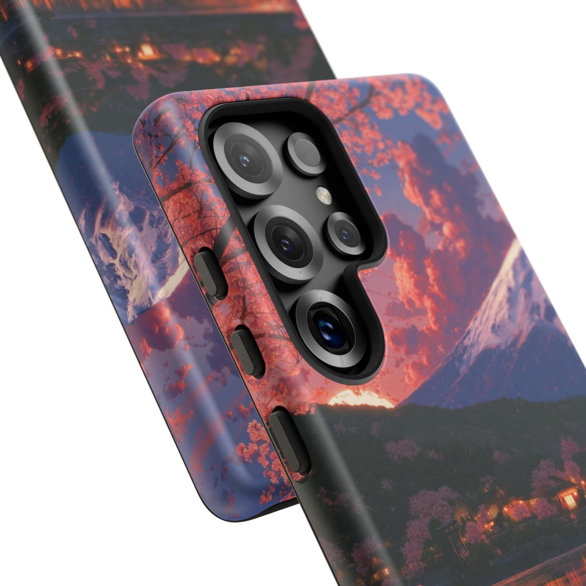 Sakura Lakeside Village Samsung Galaxy Tough Phone Case