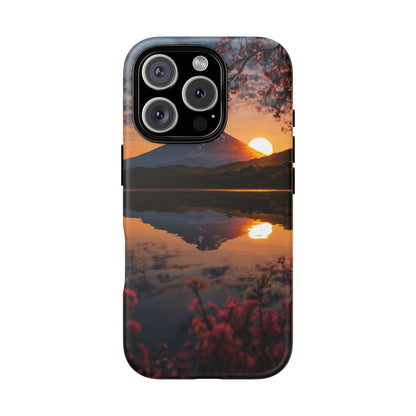 Fuji Golden Reflection iPhone Tough Phone Case