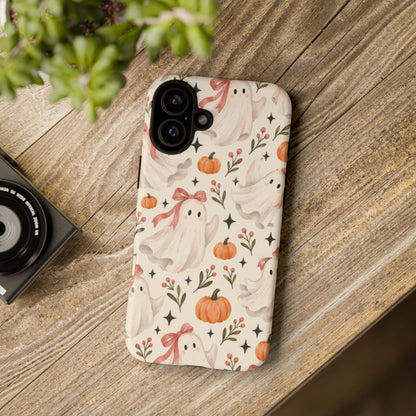 Blush Boo Social iPhone Tough Case | cute ghost