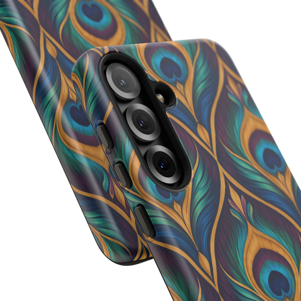 Peacock Nocturne Samsung Galaxy Tough Case | art deco