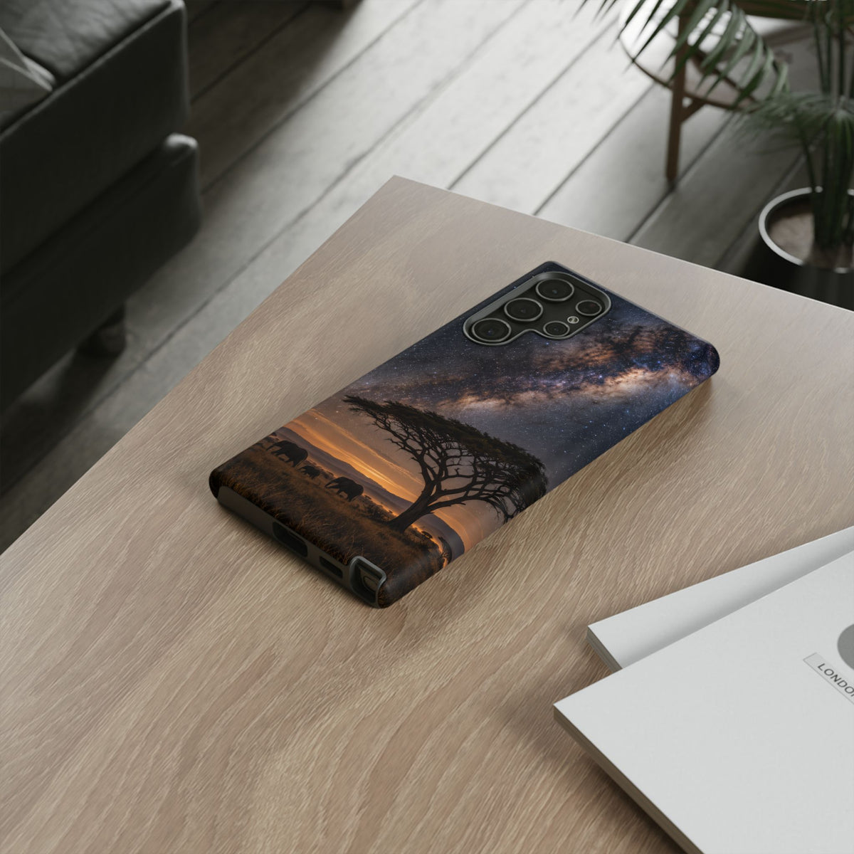 Milky Way over the Plains Samsung Galaxy Tough Case