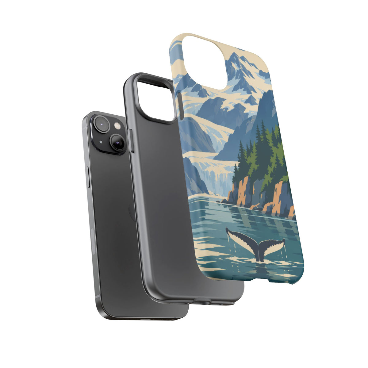 Glacier Bay — Fjord Silence iPhone Tough Case