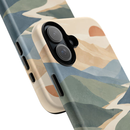 Quiet Pass iPhone Tough Case | mountain river