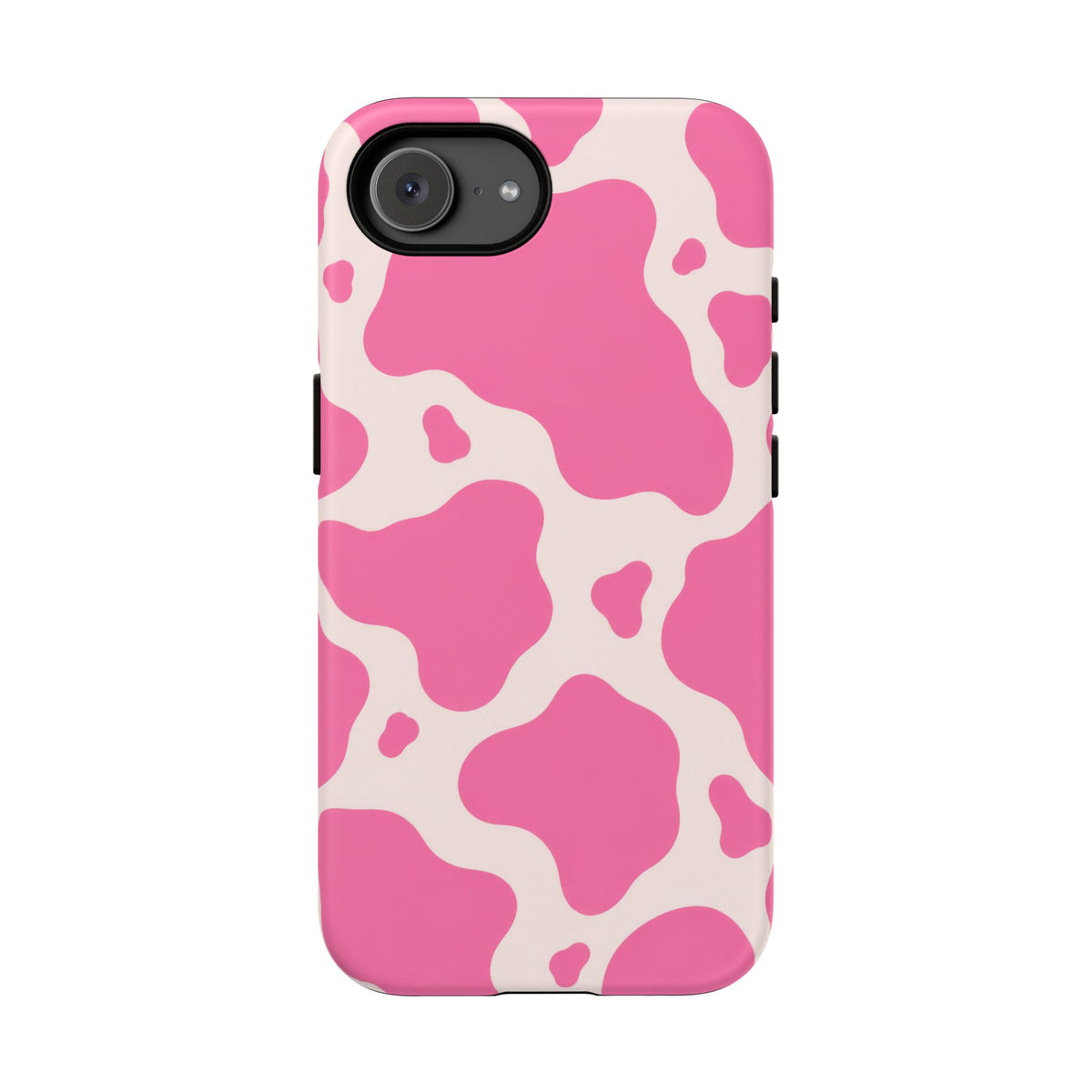 Strawberry Milk iPhone Tough Case | Pink Cow Print
